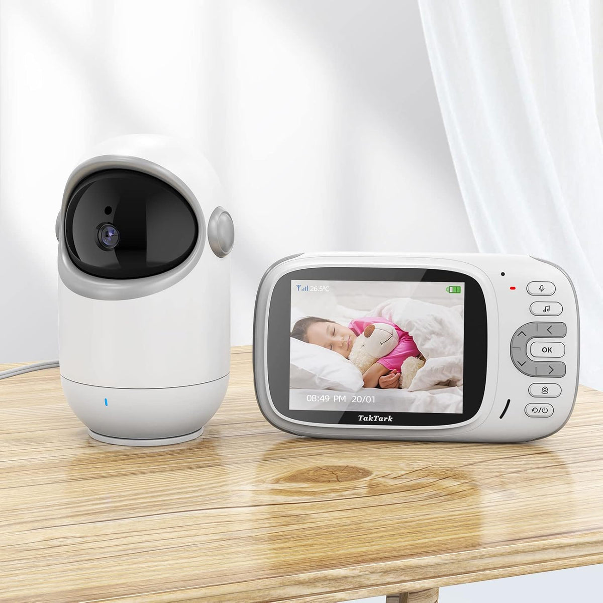 Video Baby Monitor with Camera and Audio, Two-Way Audio, Night Vision S950