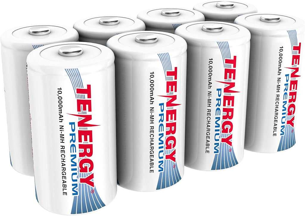 12 Pack D NiMH Rechargeable Batteries U1594
