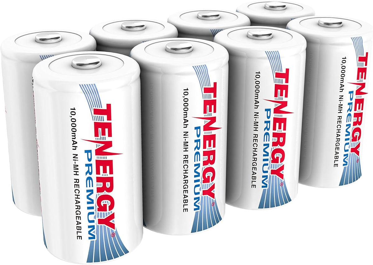 12 Pack D NiMH Rechargeable Batteries U1594