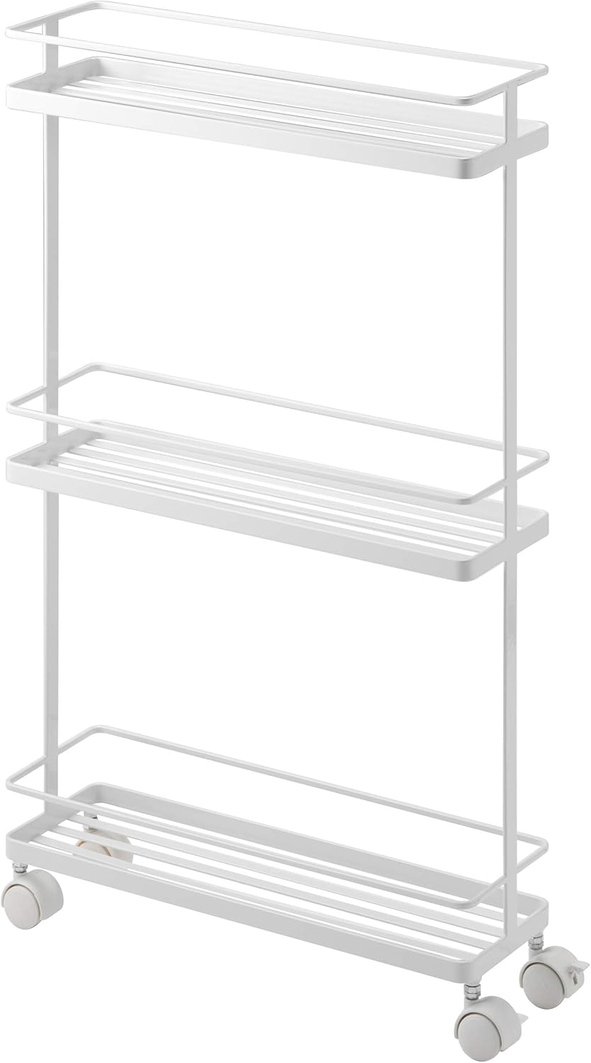 Black Rolling Kitchen Storage Cart Y981056