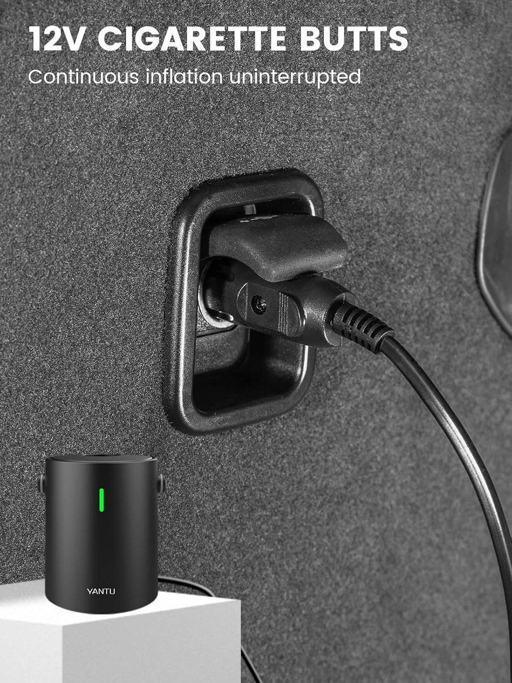 Portable Rechargeable Cordless Electric Air Compressor Tire Inflator W362673