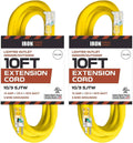 50 Foot Lighted Outdoor Extension Cord 10 Gauge Q39246