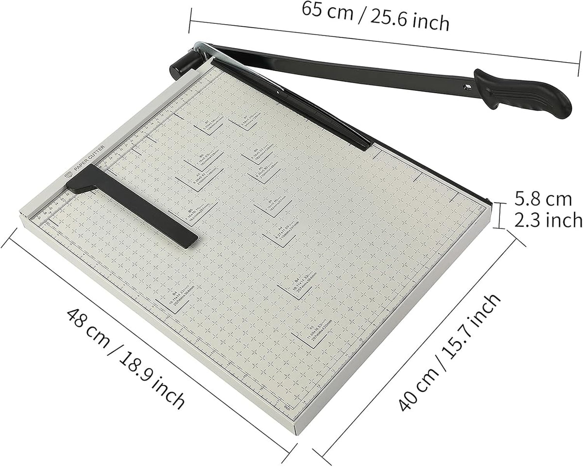 A3 Guillotine Paper Cutter 18” Cutting Length 10-Sheet Capacity G48874