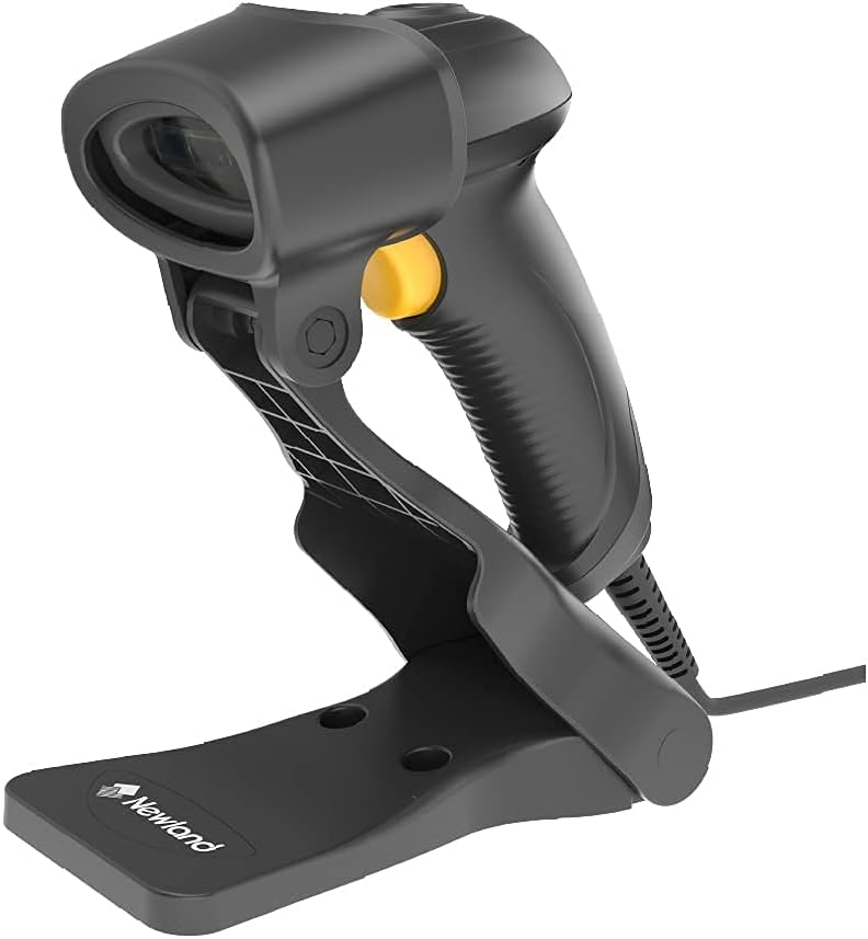 1D Handheld Barcode Scanner with Stand A583