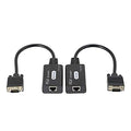 VGA Extender Over Cat5e/6, VGA Male to RJ45 Converter 1080P Up to 60m (1 Transmitter + 1 Receiver) E69099
