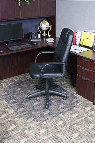 Clear Office Chair Mat with Lip V8464