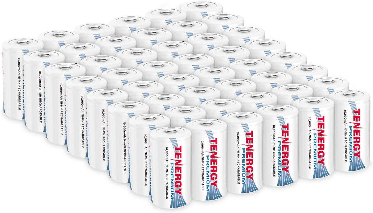 12 Pack D NiMH Rechargeable Batteries U1594