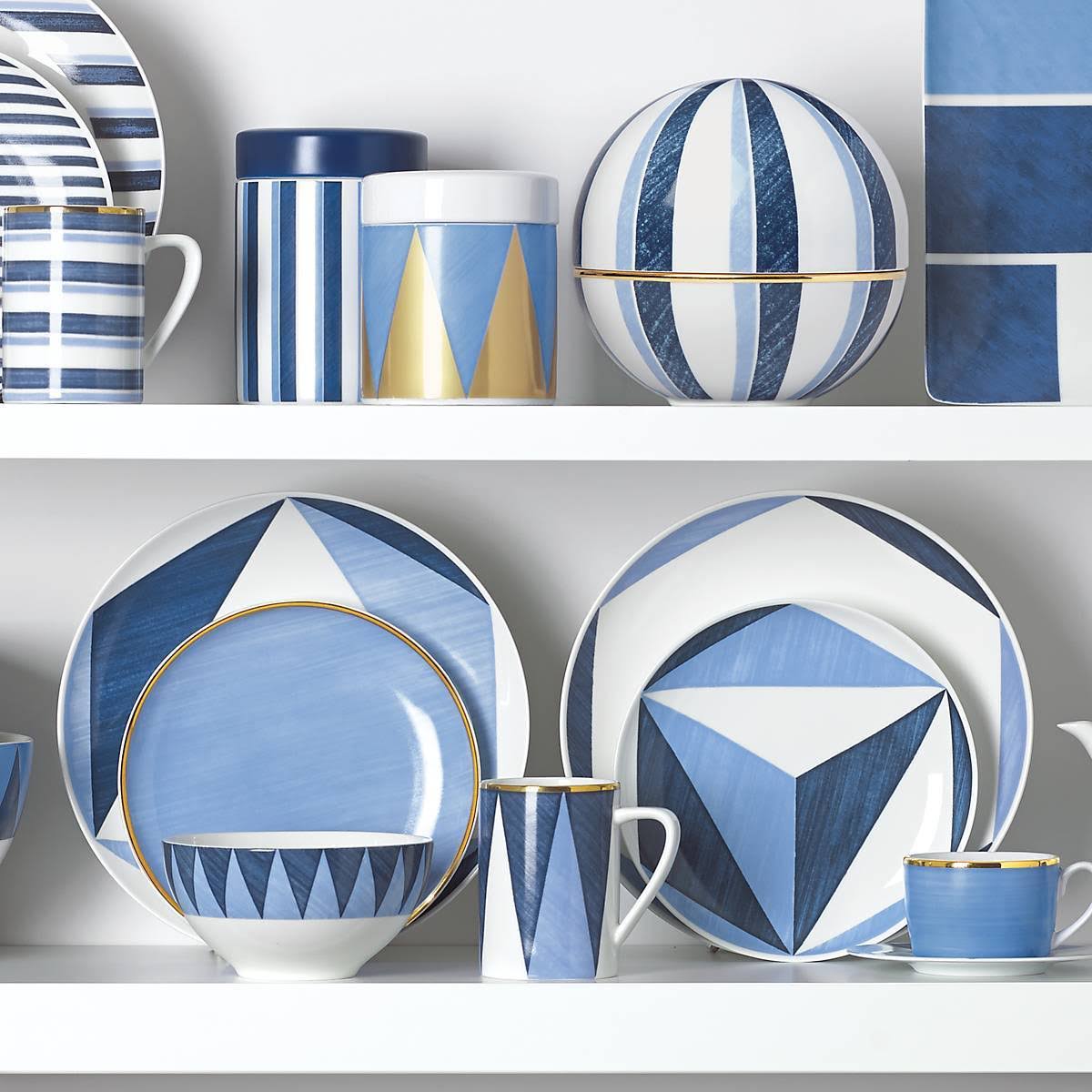 Blue 4 Piece Place Setting R824