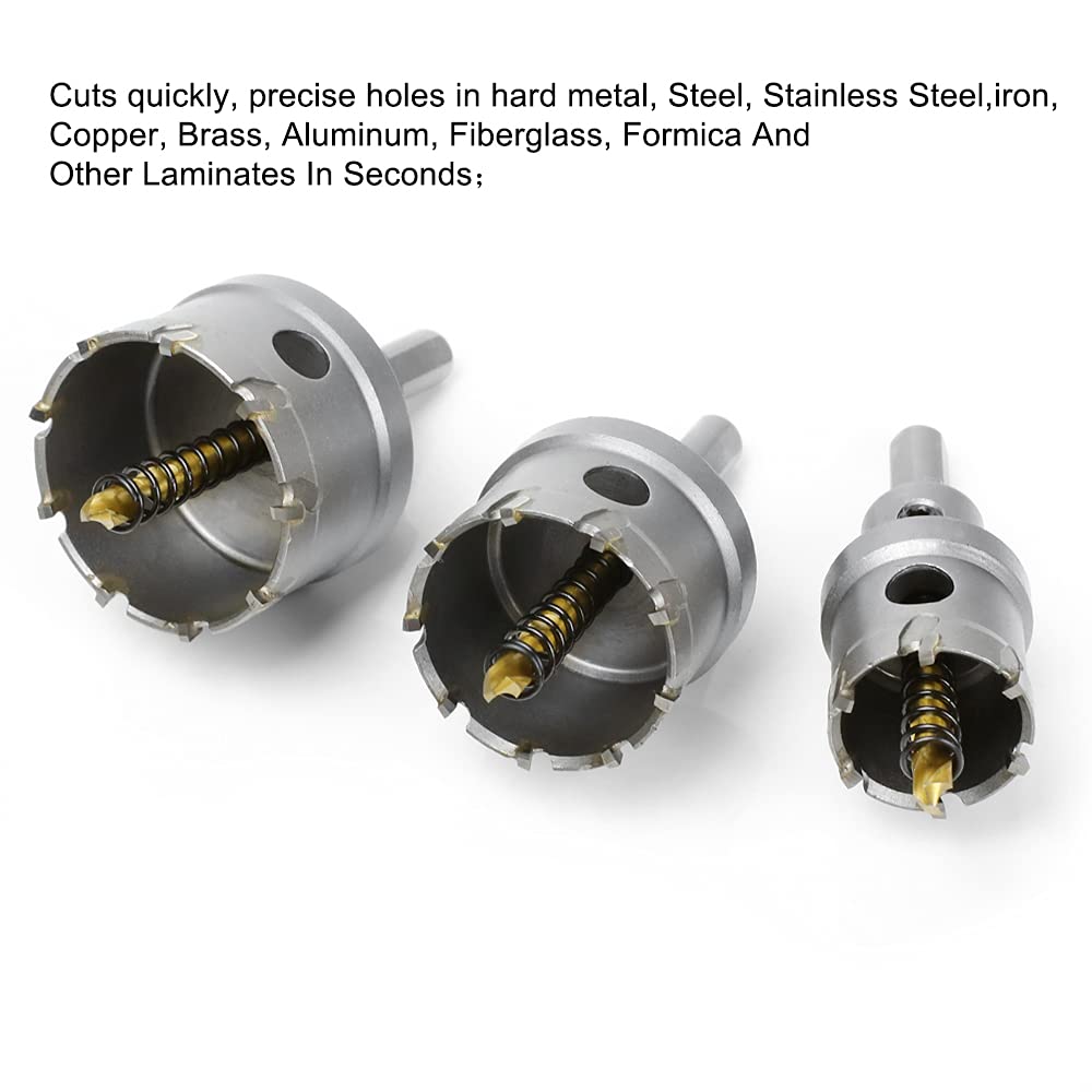 12 Pc TCT Hole Saw Kit with Pilot Drill Bit M8128