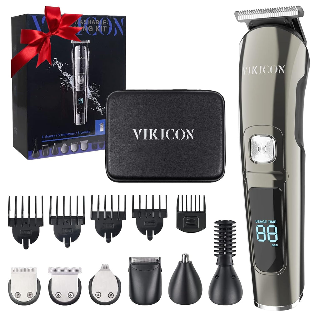 Electric Beard Trimmer Waterproof Body Grooming Kit U11300