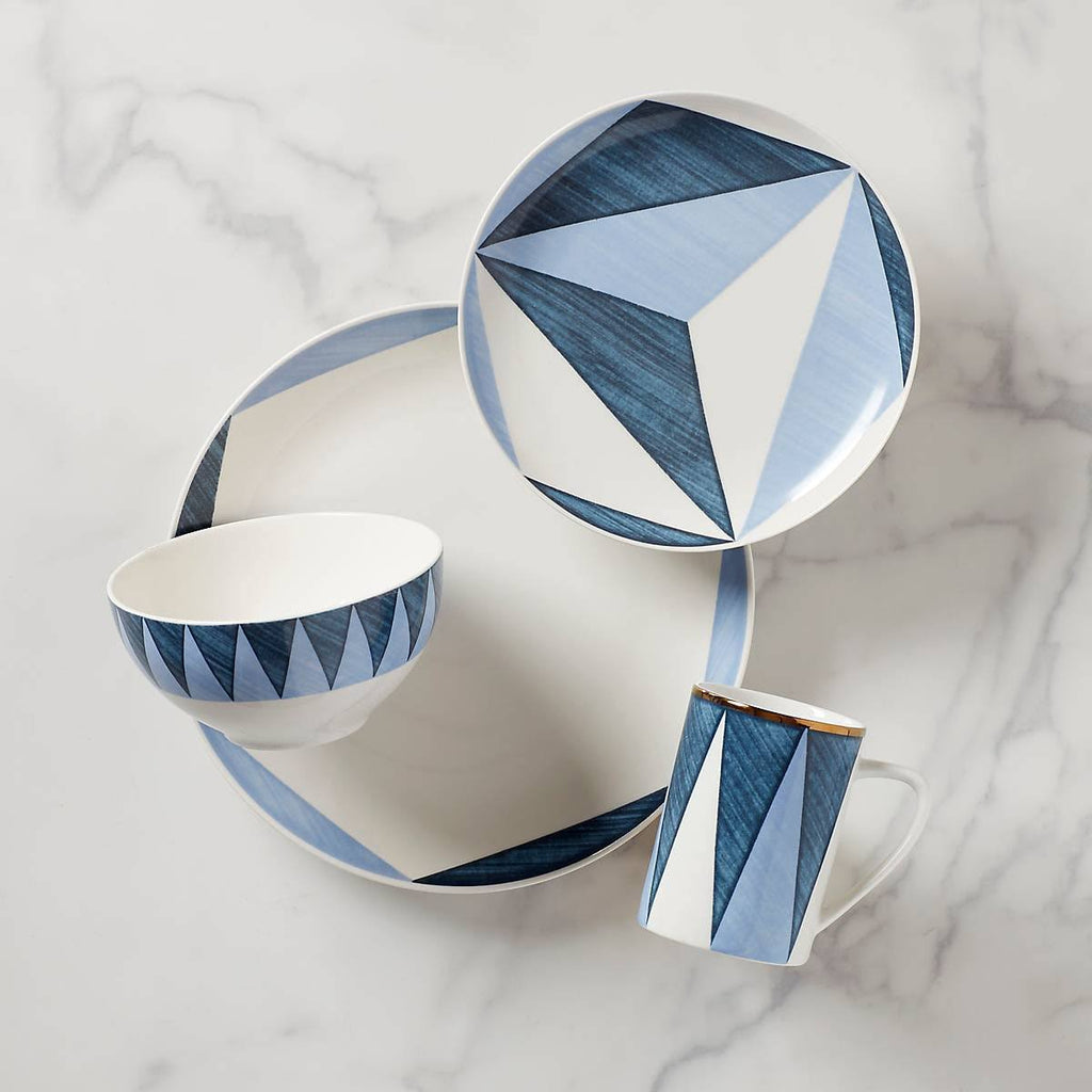 Blue 4 Piece Place Setting R824