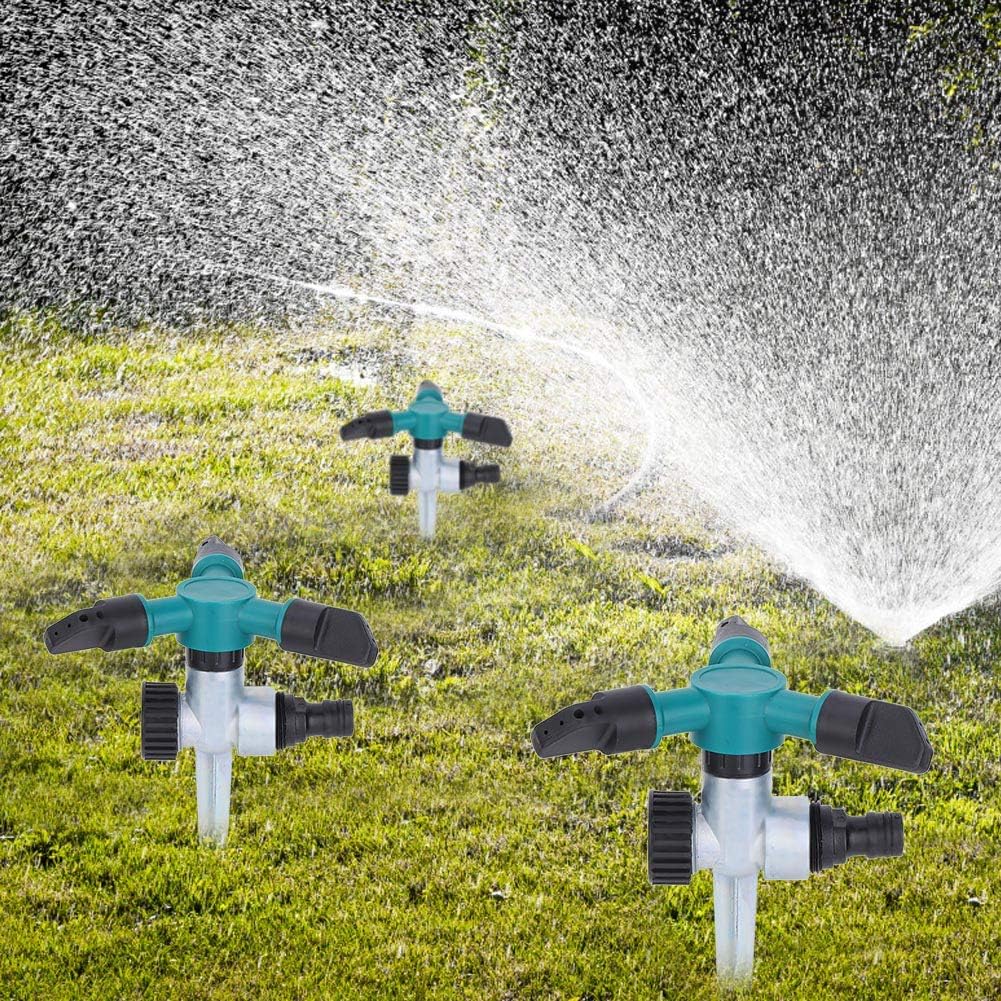 Set of 2 360 Degree Rotating Lawn Sprinkler Z411357