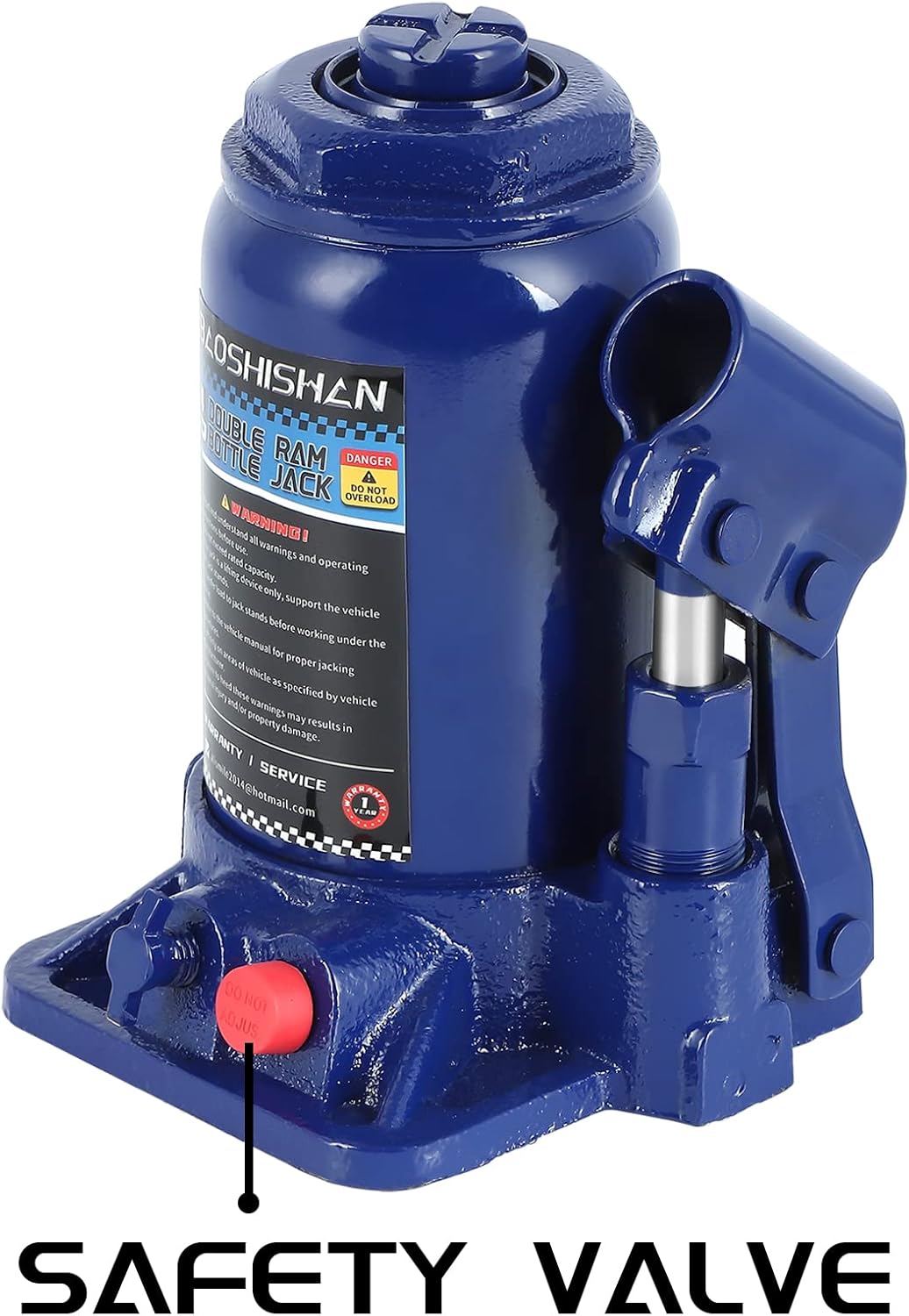 4 Ton Hydraulic Bottle Jack with Carrying Case V16783