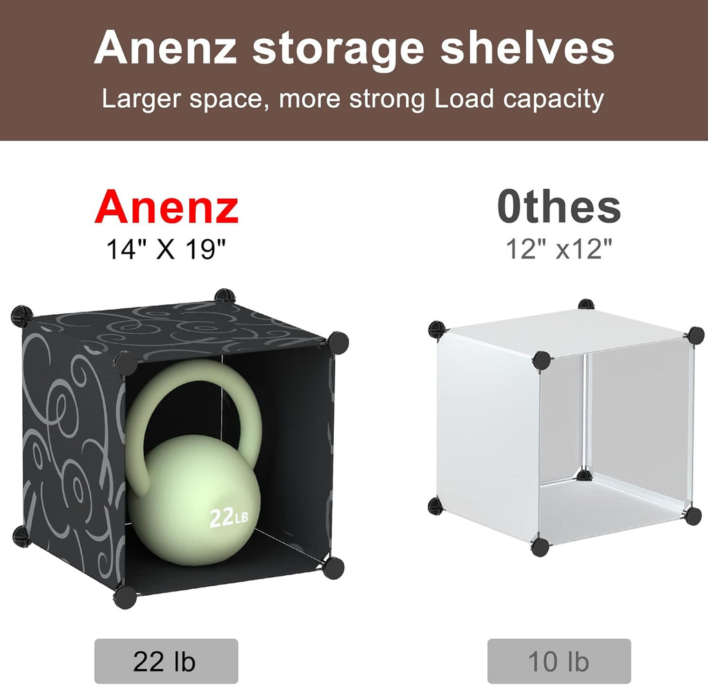 Portable Closet 12 Cube Storage Organizer Cabinet B5968
