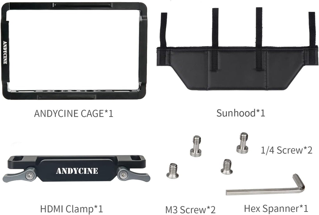Monitor Cage with Sunhood and HDMI Cable Clamp C98123