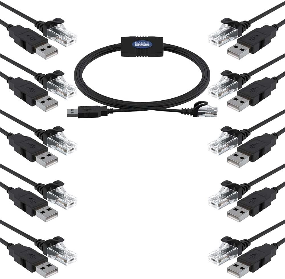 6ft USB to RJ45 Console Cable 5-Pack M535