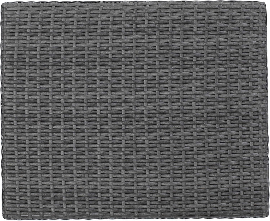 Grey Outdoor Wicker Accent Table Y989