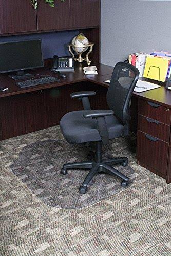 Clear Office Chair Mat with Lip V8464