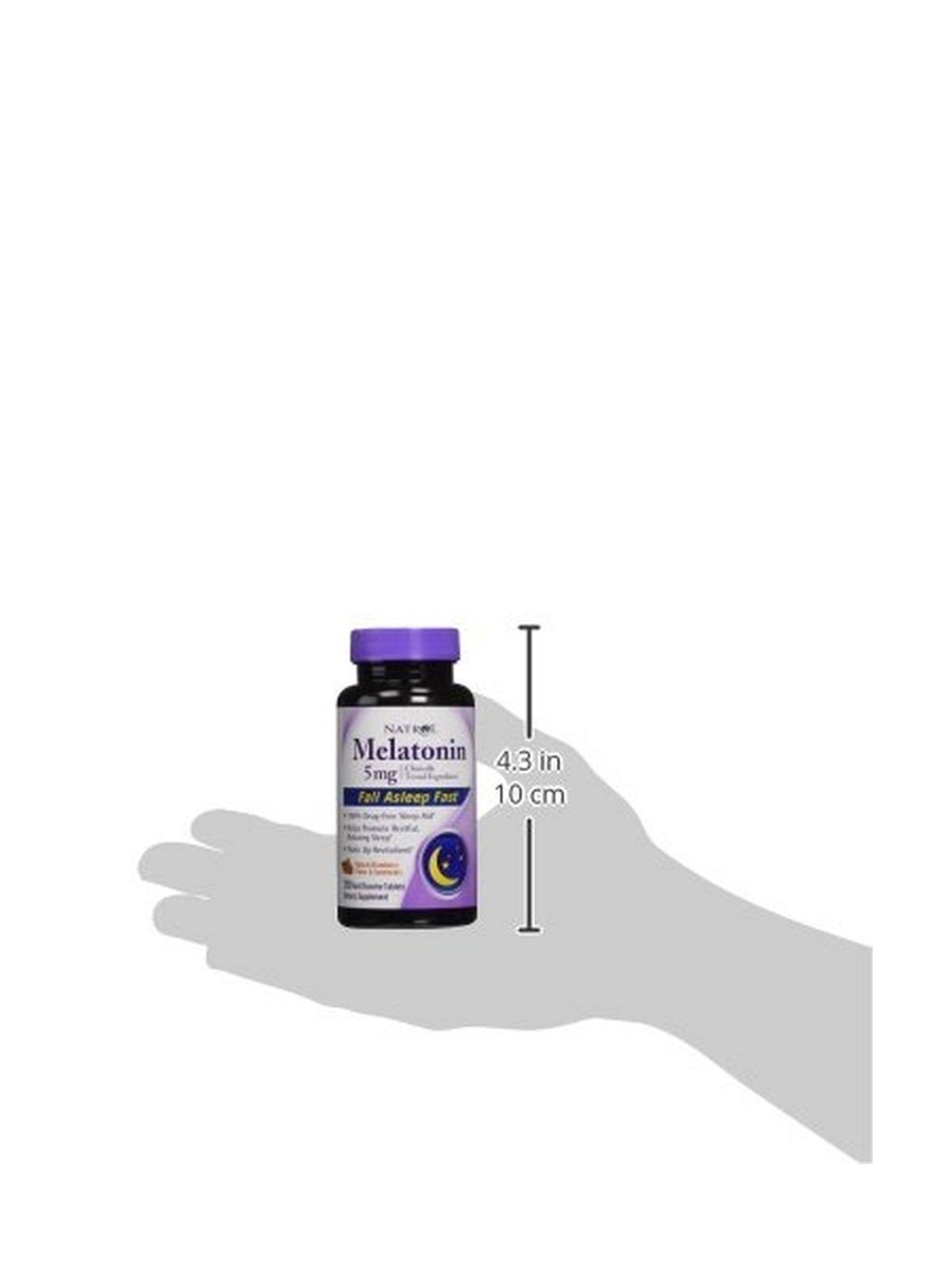 Melatonin 5 mg Strawberry Flavor 250 Fast Dissolve Tablets Y63187