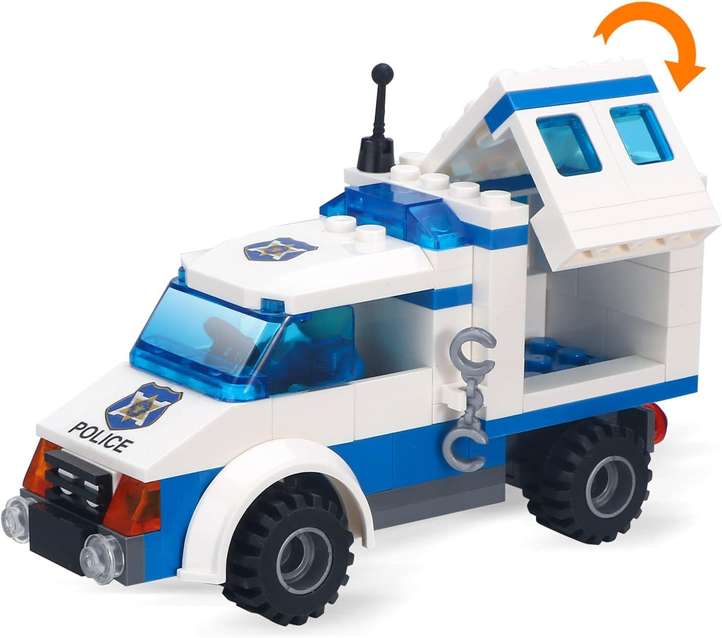 368 PCS City Police Building Set with 4 Mini Dolls R8361