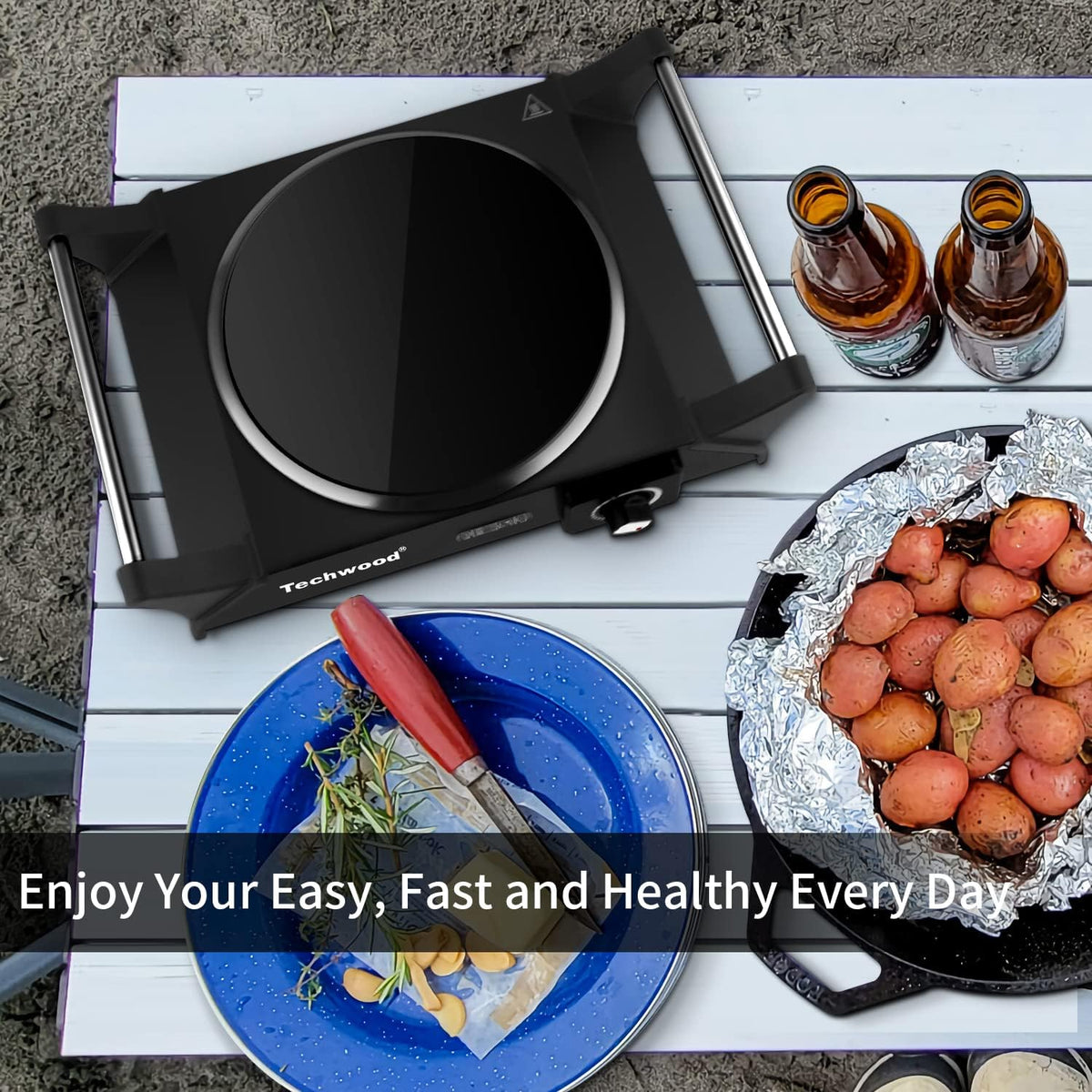 Portable Electric Hot Plate 1200W Single Burner S1441