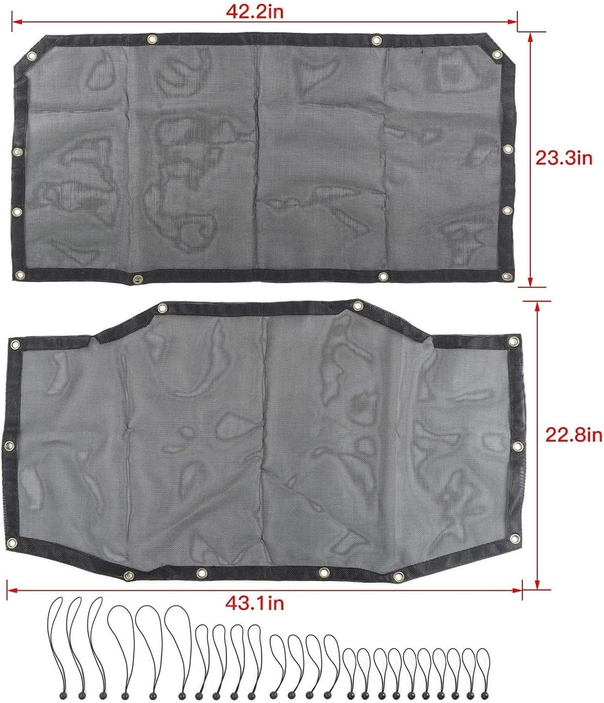 Mesh Sun Shade 2 Pieces U742395