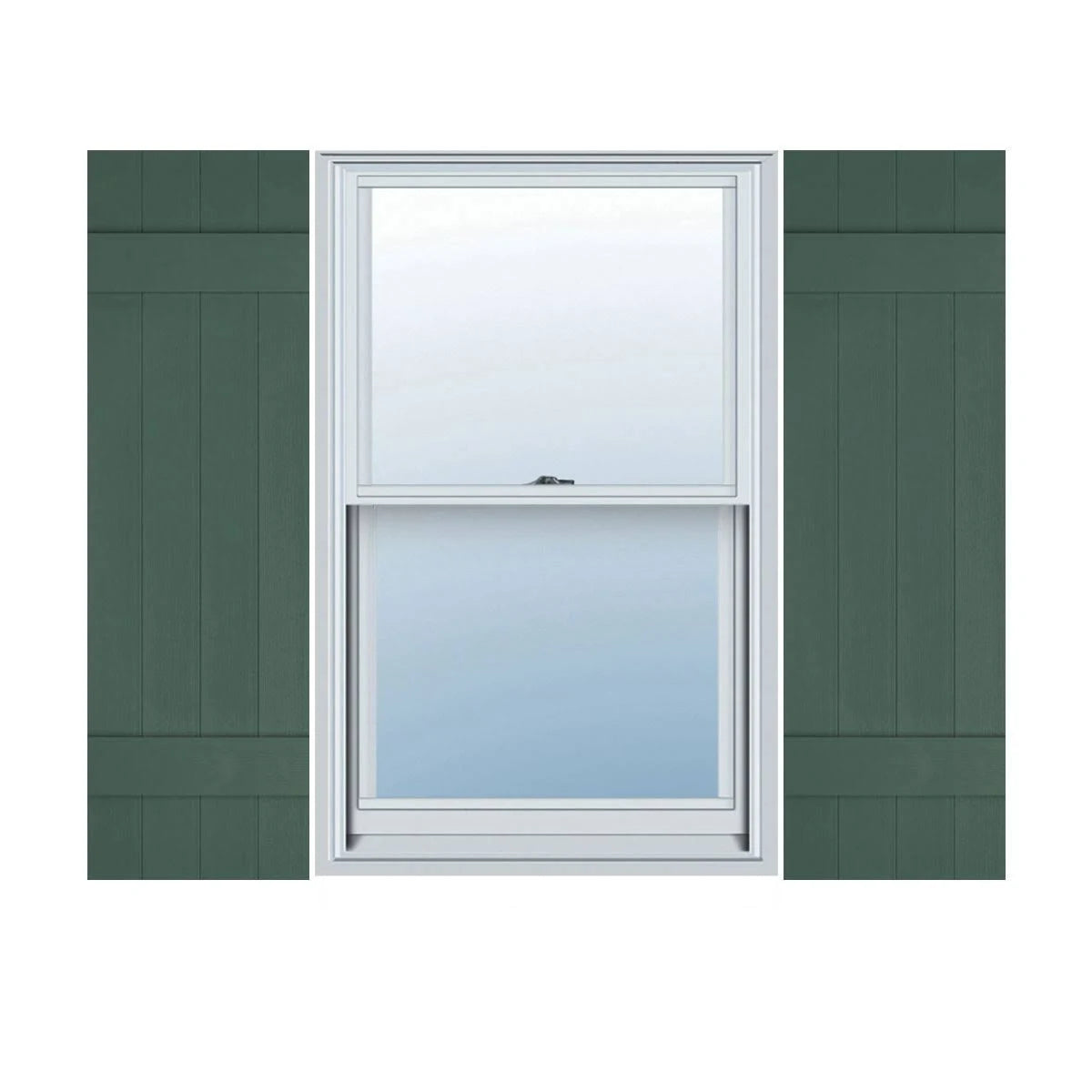 14x22W x 31x22H Vinyl Board-n-Batten Shutters Z287