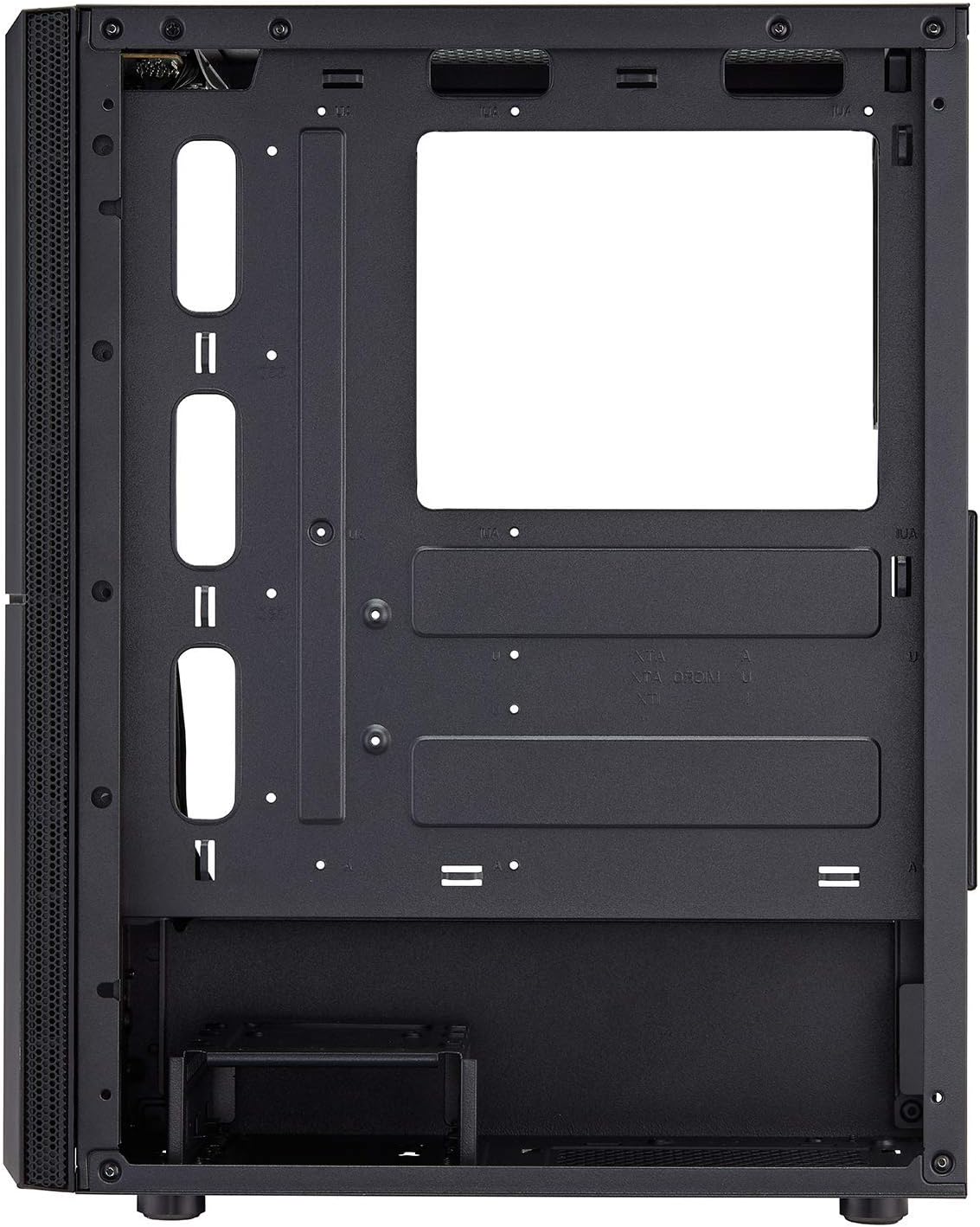 ATX Mid Tower PC Gaming Case with Tempered Glass Side Panel T589
