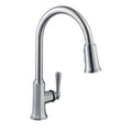 Single-Handle Pull-Down Sprayer Kitchen Faucet in Brushed Nickel S44883