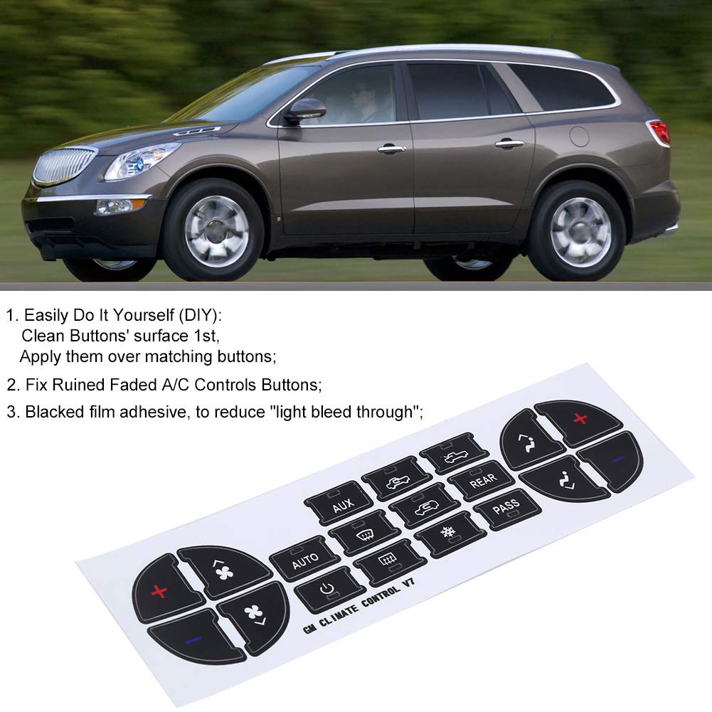 Car AC Dash Button Repair Kit R285