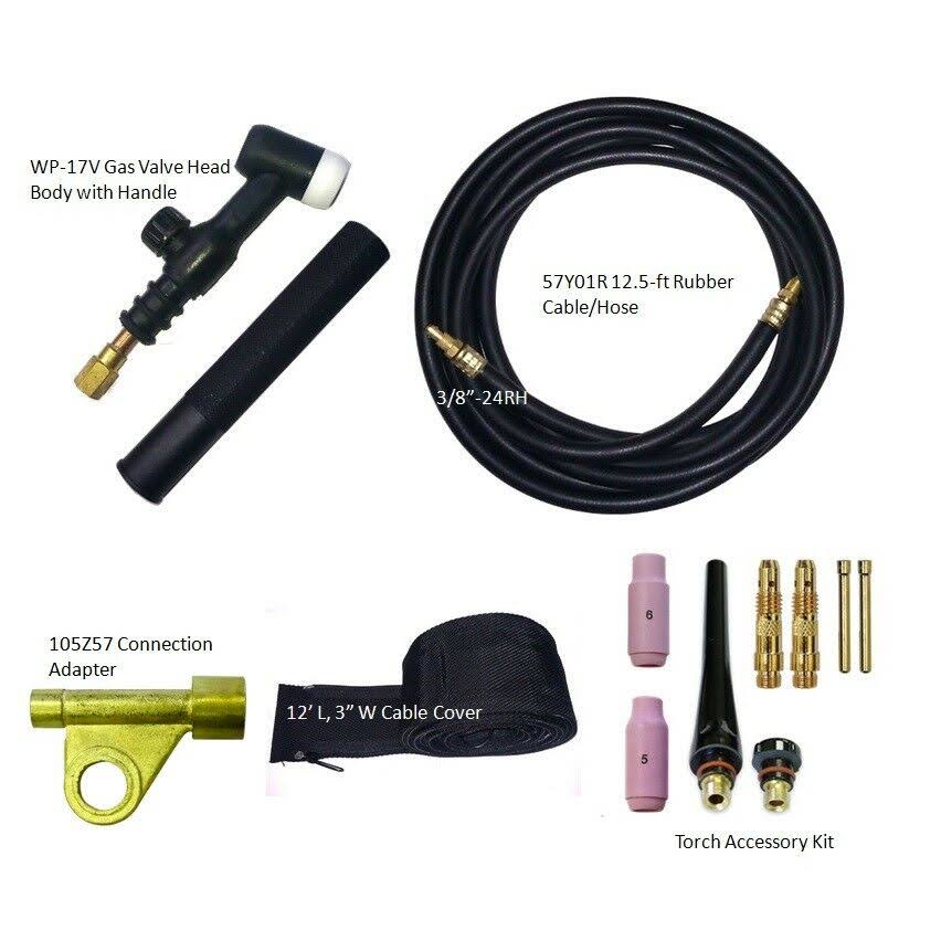 TIG Welding Torch 150Amp 12.5-foot Cable K693