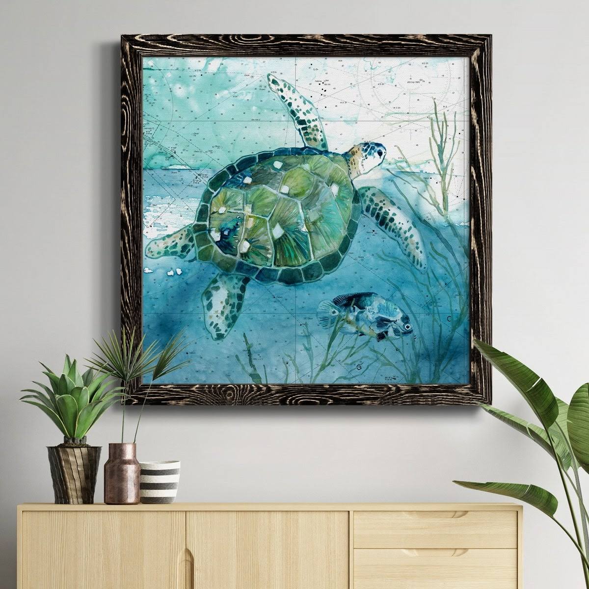 Framed Canvas M2543
