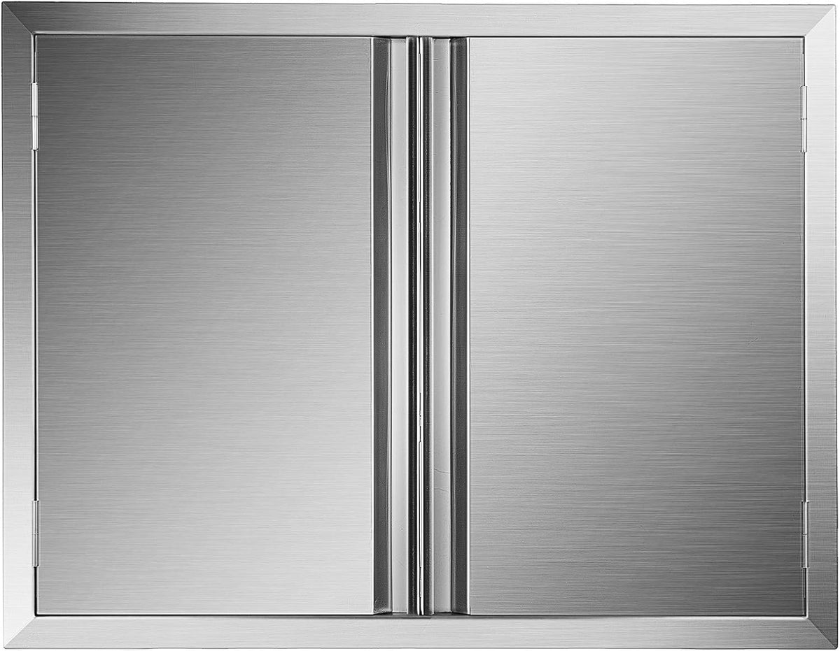 17 x 24 Inch Brushed Stainless Steel Outdoor Kitchen Door N341376
