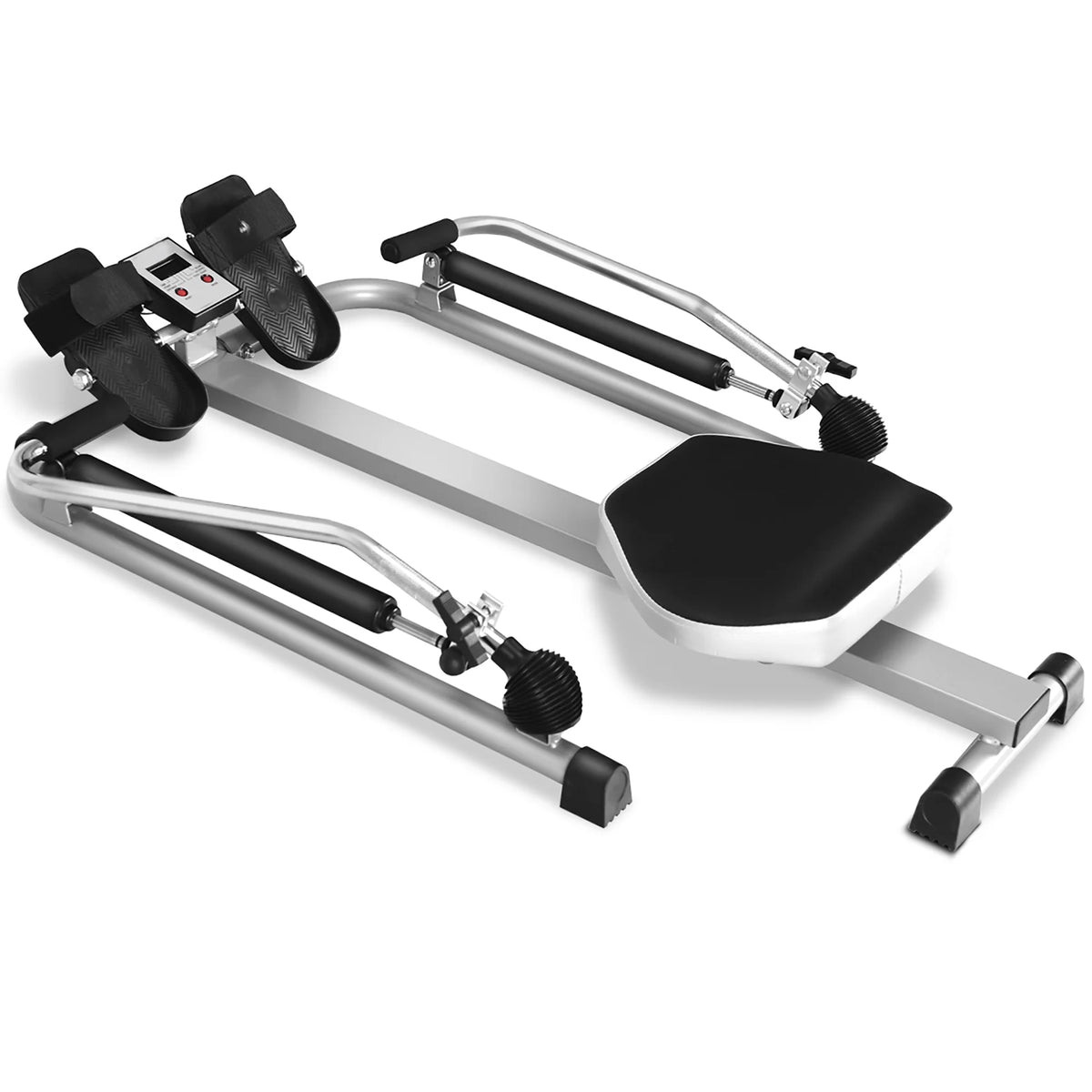 Rower with LCD Monitor and Adjustable Hydraulic Resistance V199612