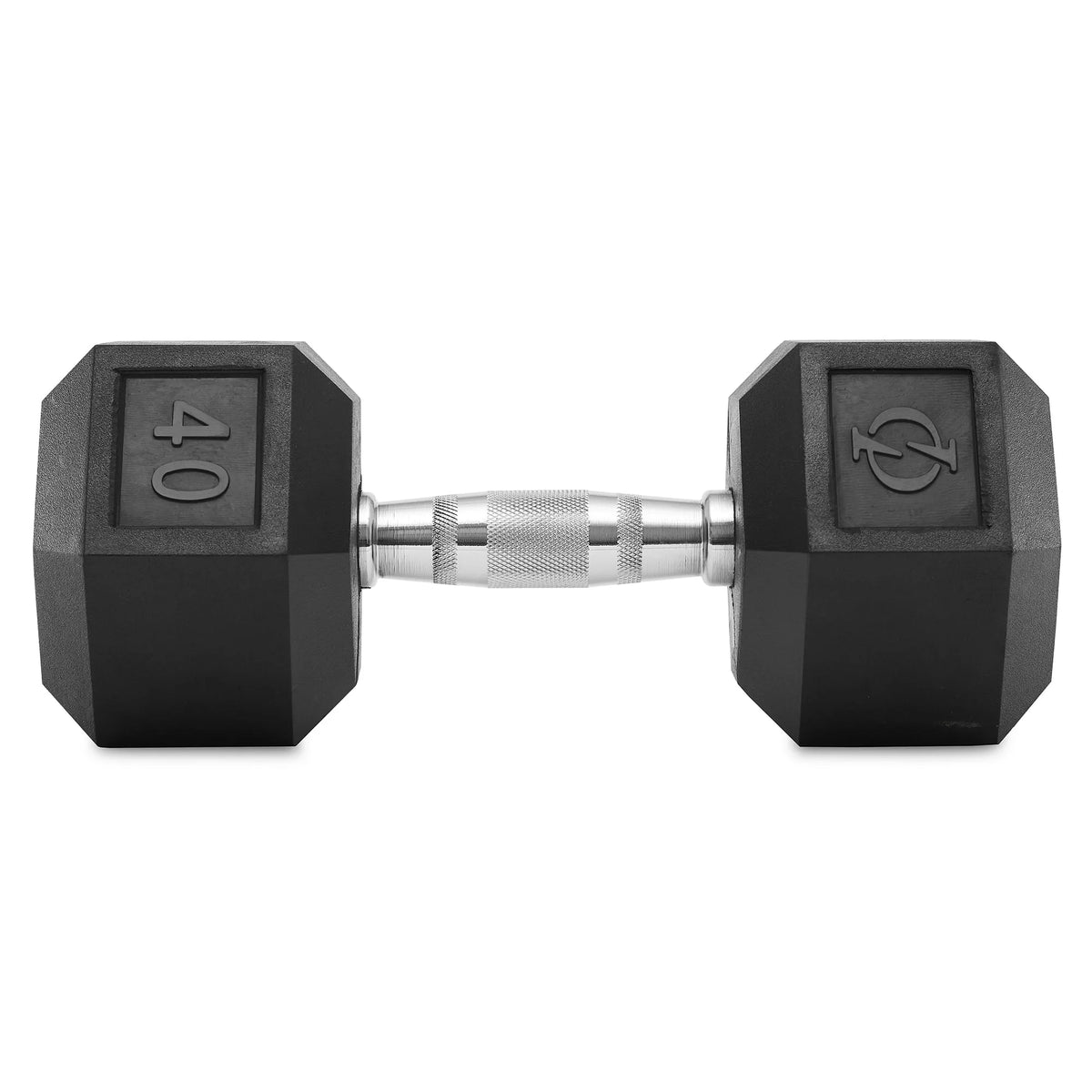 45 lbs Rubber Coated Hex Dumbbell G177128