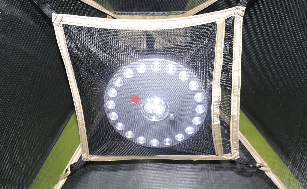 Green Lighted Shower Tent G995