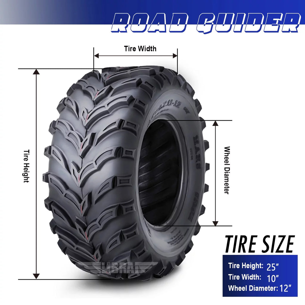 ATV/UTV Tire 25x10-12 6PR T12062