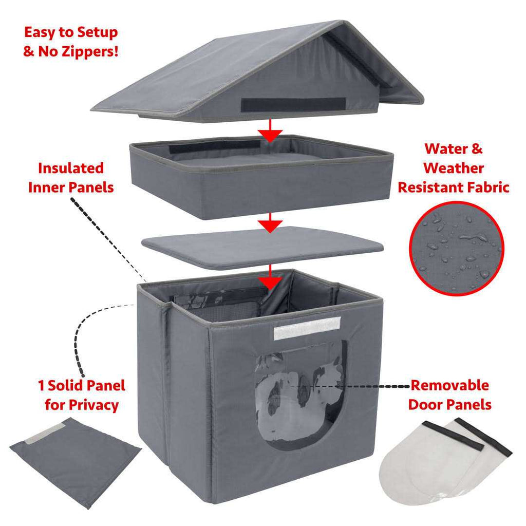 Outdoor Cat House E731612