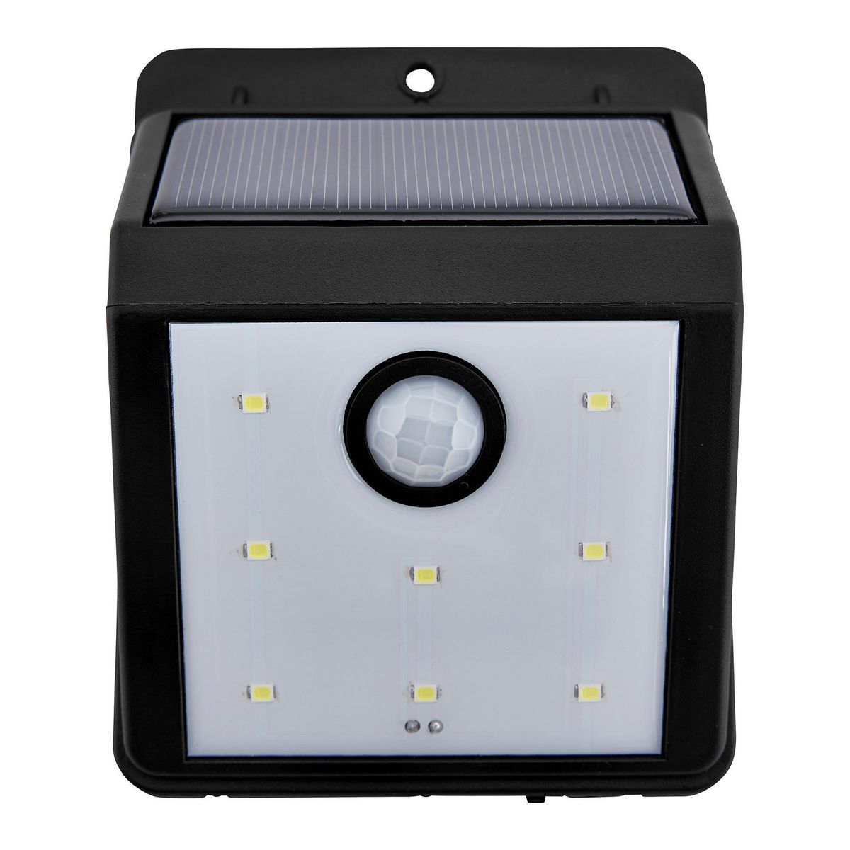 115 Lumen Wall-Mount Solar Security Light, Black Z3046