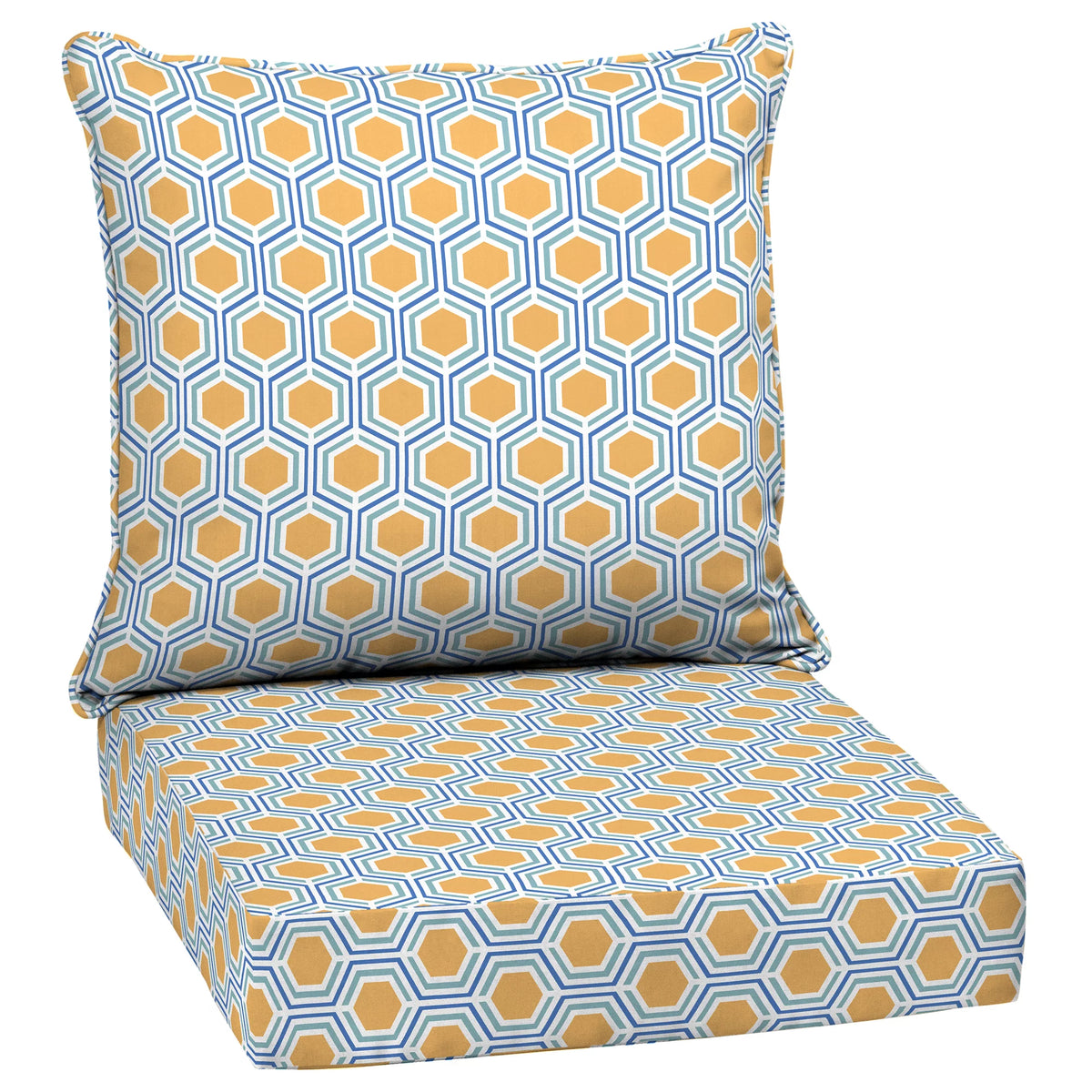 Rain-Proof Fade Resistant Outdoor Deep Seat Cushion Set H1613