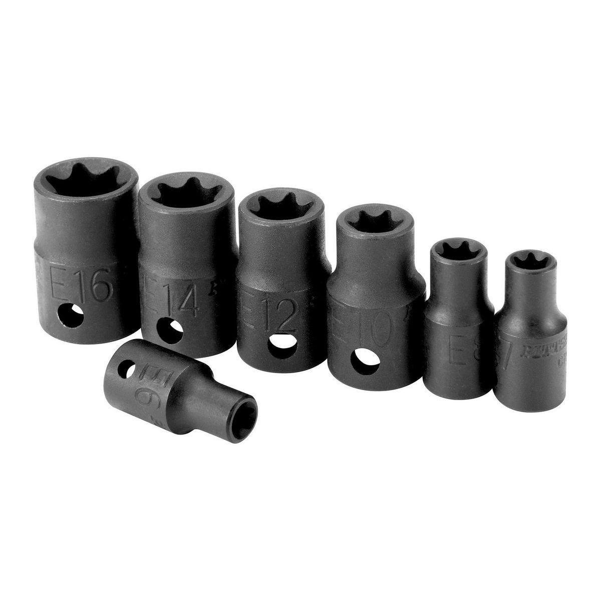 1/4 in., 3/8 in. Drive Impact Socket Set, 7-Piece P9228