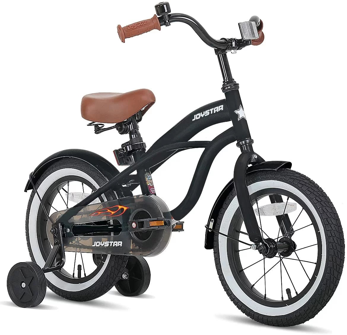 12 14 16 Kids Cruiser Bike with Training Wheels, Green J293