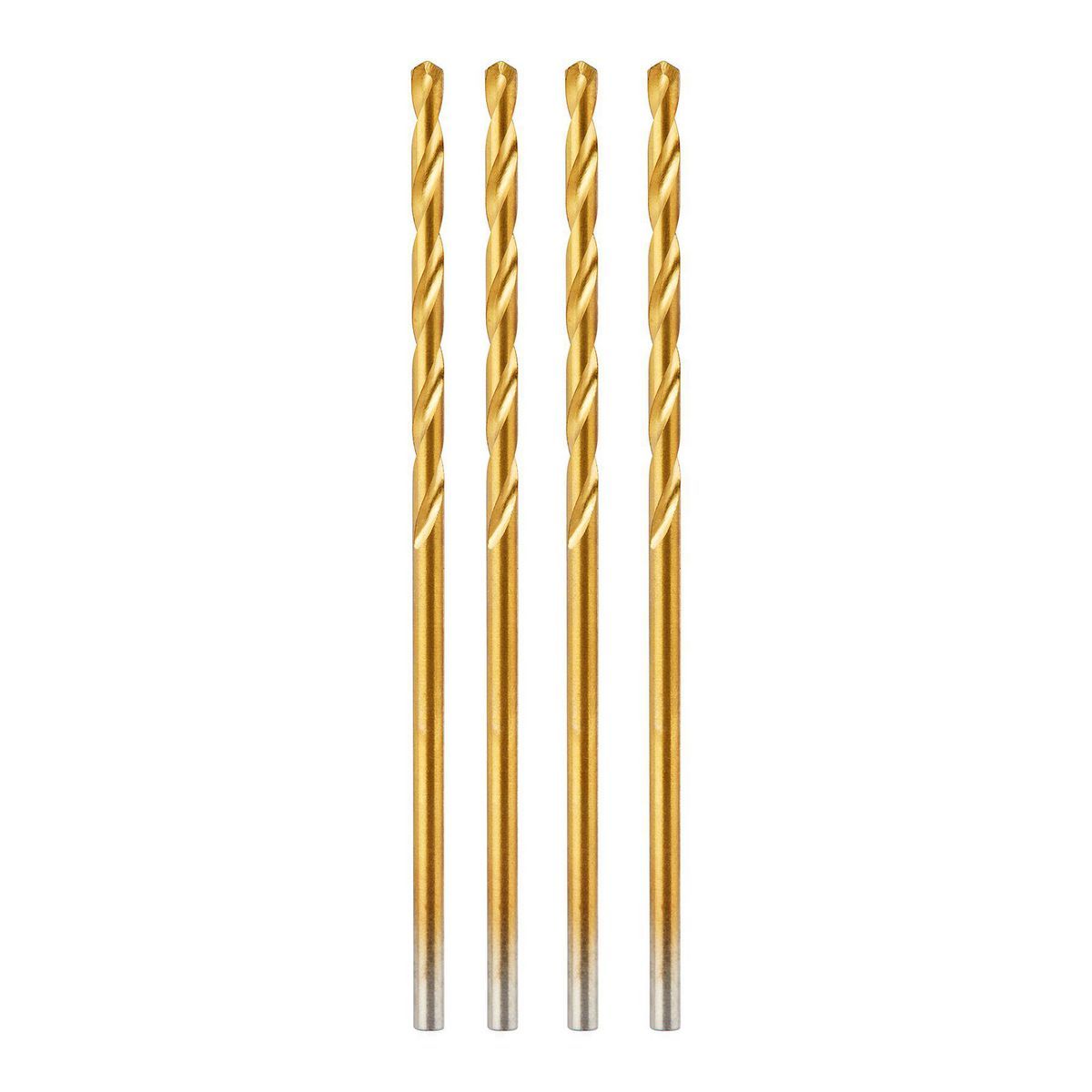 1/16 in. Titanium Drill Bit Set, 4 Piece R2187