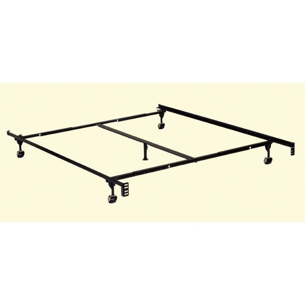 Black Adjustable Full/Queen Metal Bed Frame Z910