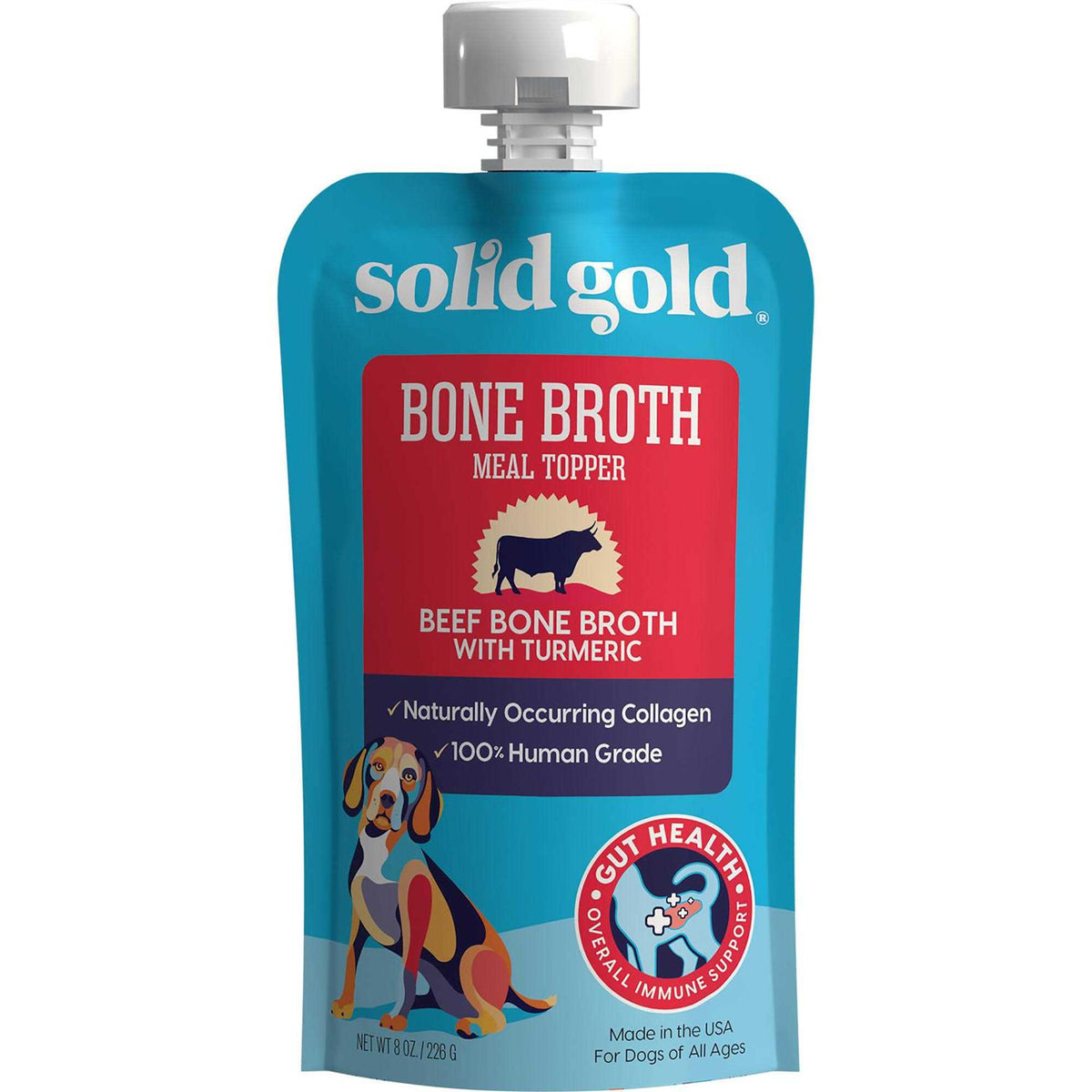 Beef Bone Broth with Turmeric Dog Food Topper V805294