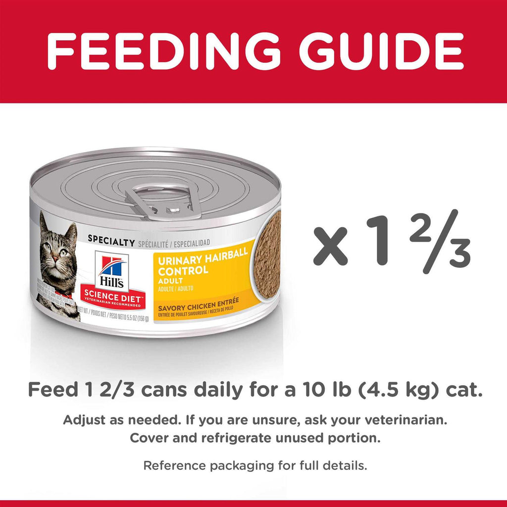 Urinary & Hairball Control Canned Cat Food F732