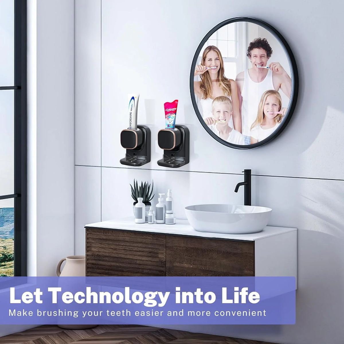 Wall Mounted Automatic Toothpaste Dispenser I9976
