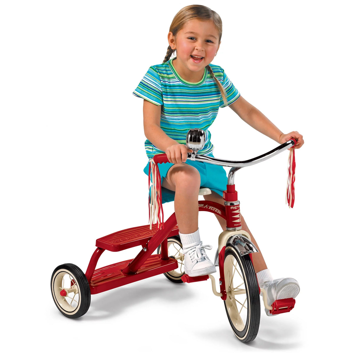Classic Red Dual Deck Tricycle L4817