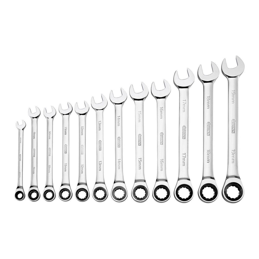 12-Piece Metric Ratcheting Combination Wrench Set S2933