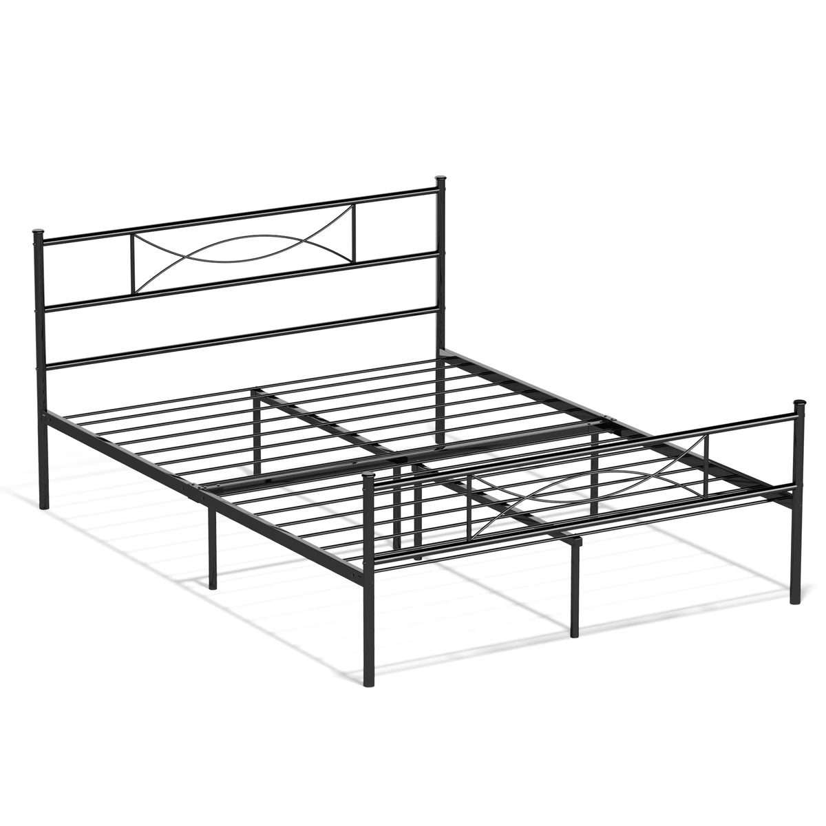 Full Size Metal Bed with Headboard U314960
